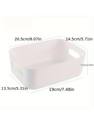 10 قطعة مجموعة صندوق تخزين متعدد الوظائف ، علب تخزين بلاستيكية قوية للمستحضرات التجميلية ، الوجبات الخفيفة ، المطبخ ، الحمام ، غرفة السكن ، صناديق تخزين و سلال و حاويات لتنظيم المنزل