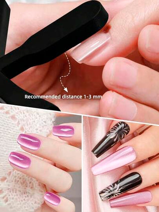 Beautizon Nailartlab 1 قطعة أدوات متعددة الوظائف لطلاء الأظافر بطريقة عين القطة، أدوات صالون الأظافر الجل الأشعة فوق البنفسجية، مناسب للاستخدام المنزلي وصالونات الأظافر DIY