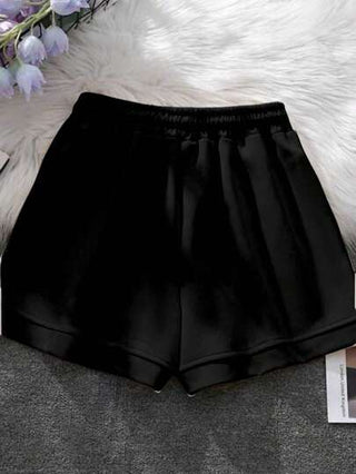 girls-sets طقم رياضي صيفي للفتيات المراهقات، ملابس علوية قصيرة الأكمام مطبوع عليها حروف وشورت لون أحادي