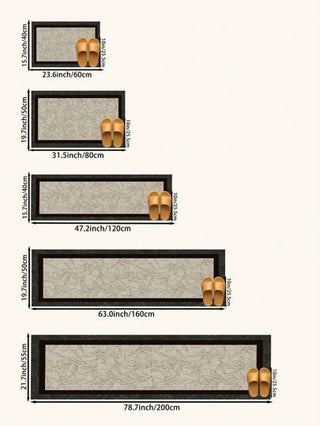 قطعة واحدة من سجادة المطبخ ذات طراز الخطوط الرمادية والسوداء، مقاومة للانزلاق والبقع، مناسبة لديكور الغرف والحمامات وغرف النوم، سجادة باب وسجادة منطقة مصنوعة من ألياف البوليستر، سهلة التنظيف والغسيل الآلي، مناسبة لجميع المواسم والمناسبات