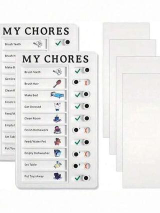 1 قطعة قائمة المهام اليومية، تشجع الطلاب على تطوير عادات جيدة وإعداد خطط المهام اليومية التعليمية