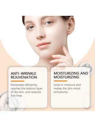 مصل بحجم 50مل مع ريتينول وفيتامين سي، مضاد للتجاعيد والترميم، يقلل من الخطوط الرفيعة والتجاعيد، يشدد ويملس، يغذي ويرطب، ينضج البشرة، جوهر للوجه