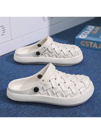 صنادل للرجال مريحة برقبة مانعة للانزلاق، سميكة الأساس، قابلة للتنفس