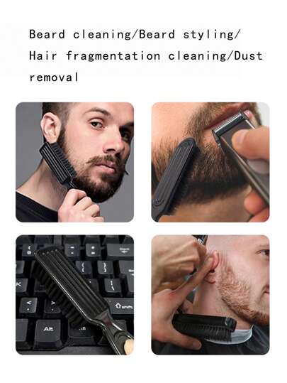 5 قطع طقم فرشاة منظف الرقبة للحلاقة الاحترافية، فرشاة شعر من النايلون أدوات تصفيف الشعر، مقبض من البلاستيك ABS ، إمدادات التنظيف للشعر الطبيعي