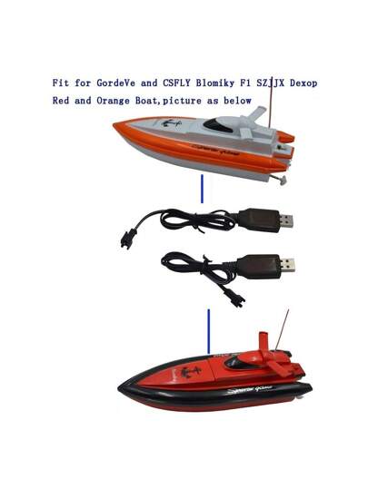 5 كابل شحن USB ، بطارية 3.7 فولت 500 مللي أمبير ،مصنوعة من مادة البولي فينيل كلورايد ، غير مشحونة ،للحفارات والسيارات التحكم عن بُعد