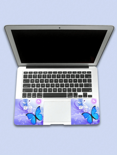 طقم رسومات فراشات جميلة لجلد كمبيوتر محمول مقاس 15 بوصة