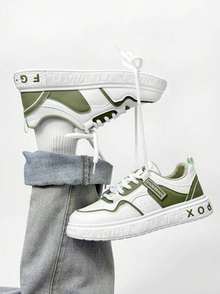 أحذية رياضية كاجوال للرجال ، أحذية رياضية ذات رباط وسفلية سميكة مضادة للانزلاق ، أحذية رياضية كلاسيكية متعددة الاستخدامات ، مناسبة لجميع الفصول