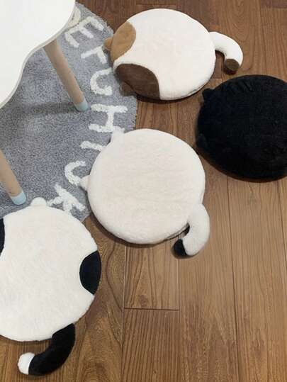 أثاث مكتبي Zazumi مجموعة غطاء ذراع كرسي ناعمة وريحة ووسادة مقعد