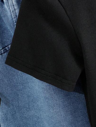 مجموعة تشكيلة تي شيرت كاجوال بطبعة الفراشات وبنطلون واسع الساق مزين بزخرفة ثلاثية الأبعاد بالفراشات للبنات في فصل الصيف