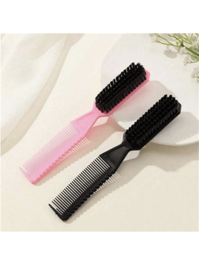 قطعة واحدة فرشاة تصفيف الجوانب للأطفال، فرشاة عناية بالشعر 2 في 1 لتصفيف شعر الطفل في OkCNY واستخدام المنزل