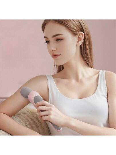 جهاز تدليك كهربائي محمول وسيليكون للتدليك الكامل للجسم مناسب للرقبة والظهر والأكتاف والخصر والساقين والقدمين، مناسب للرجال والنساء