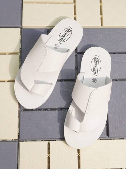 احذية صيفية كاجوال للرجال، صنادل خفيفة لا تنزلق وقاعدة EVA متينة للاستخدام الخارجي، صنادل داخلية منزلية من علامة تجارية راقية بتصميم عصري وبسيط