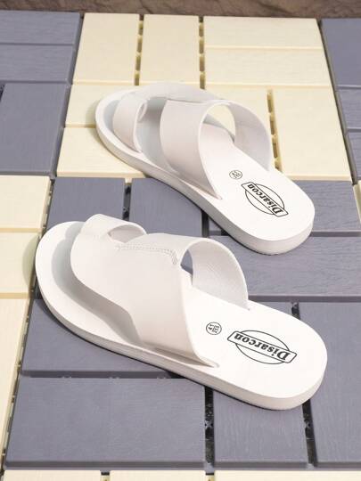 احذية صيفية كاجوال للرجال، صنادل خفيفة لا تنزلق وقاعدة EVA متينة للاستخدام الخارجي، صنادل داخلية منزلية من علامة تجارية راقية بتصميم عصري وبسيط