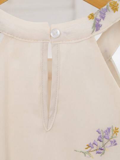 تيشيرتات بناتي 2 قطعة/مجموعة لأطقم ألبسة بنات ذات طباعة زهور للاسترخاء والعطلات