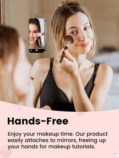 4 أجهزة قابض هاتف سيليكون بشفط، حامل هاتف مكون من 24 ثقب متعدد الوظائف بشفط قوي، قابل للإزالة لصور سيلفي ومقاطع فيديو للمؤثرين والسيدات والفتيات كهدية، متوافق مع آيفون وهواتف أندرويد، هدية لعيد الميلاد والأسرة والأصدقاء، حامل هاتف