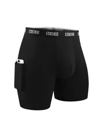 4 قطع ملابس داخلية طويلة وناعمة للرجال - قابلة للتنفس، مرنة، سريعة الجفاف، خصر مطاطي، ملابس داخلية بوكسر رياضية وكاجوال - ناعمة، خفيفة الوزن، ماصة للرطوبة