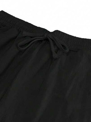 بنطلون رجالي كتان، بنطلون شاطئي صيفي مع رباط قابل للسحب منفذ للهواء، بنطلون كتان قابل للسحب بخصر مرن، مناسب للعطلات والتنقل اليومي والملابس الفضفاضة بطراز الشارع