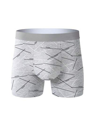 4 أزواج من السراويل القصيرة الرجالية الطويلة ذات الخصر المرتفع المزينة بأنماط أزياء، سراويل داخلية قصيرة مريحة ومطاطية طويلة الطراز، ملابس داخلية رياضية طويلة، ملابس داخلية رجالية جديدة، سراويل ركوب الدراجات