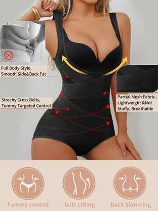 طقم تانكيني حريمي ملابس داخلية تحكم الشكل للنساء ، بدلة جسمية ، ملابس داخلية ضاغطة ، مشكلة للخصر ، تحكم في البطن ، محايكة يمكن التنفس ، وشكل الجسم المنحف ، كامسول وبذلة