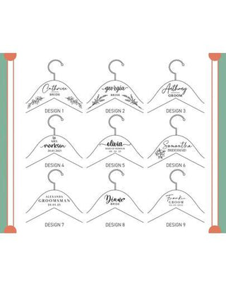 شماعة حفل الزفاف شخصية مطرزة باسم العروس - شماعة حفل الزفاف مخصصة - شماعة حفل الزفاف - شماعة منقوشة - شماعة فستان الزفاف - شماعة مزهرية مطرزة باسم العروس، متعددة الوظائف، متينة، زخرفية، قابلة لإعادة الاستخدام، راقية، عصرية، عالية الجودة، ملونة، مخصصة، فري