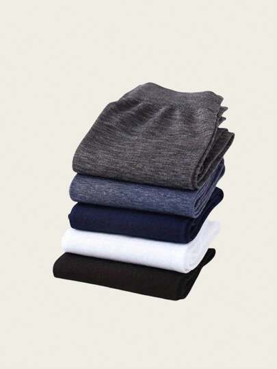 5 أزواج من جوارب رجالية قصيرة للأعمال والكاجوال صيفية مصنوعة من ألياف الحرير الطبيعي والخيزران متعدد الألوان، خفيفة، تنفس وامتصاص للعرق، جوارب مرحة، هدايا للأب في عيد الأب