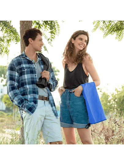 فوطة لياقة من الألياف الدقيقة - فوطة من ألياف دقيقة فائقة اللين والسرعة في الجفاف، ضرورية للتخييم والسفر، فوطة امتصاص العرق للتمارين الرياضية واليوجا، متنقلة خفيفة الوزن للسفر والشاطئ والسباحة والرحلات والرياضة والتخييم والقوارب والمغامرات والنزهات - فوطة