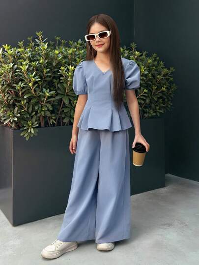 تيشيرتات بناتي سترة نسائية قمصان بلا أكمام وبنطلون رياضي ستريت لين مجموعة من قطعتين للفتيات المراهقات