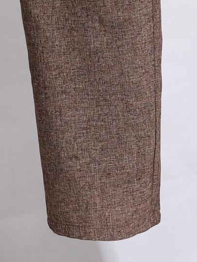 SHEIN طقم قميص أكمام قصيرة وبناطيل كاجوال للصبية المراهقين