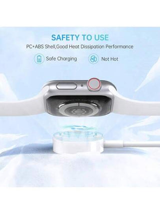 زاريد لاسلكي محمول متوافق مع أجهزة وساعة Ultra/السلسلة 9/8/7/6/SE/SE2/5/4/3/2/1 و 14/13/12/11/XS/XR/8/7/6 ، كبل شحن سريع وشاحن مناسب للمكتب والسكن والمنزل