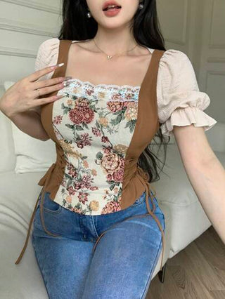 Feyla العيد قميص نسائي كاجوال بأكمام قصيرة وبسيط، مناسب للصيف