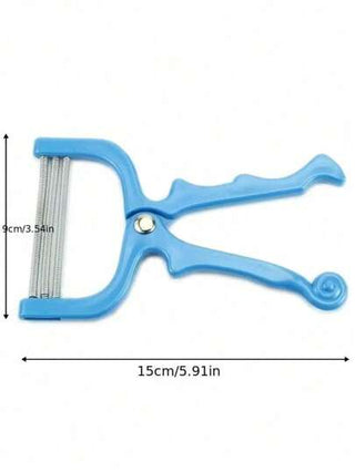 1 قطعة أداة إزالة الشعر الزائد من الوجه آلية بنابض يدوية، آلة للتشذيب والنتف والحلاقة الجمالية للنساء