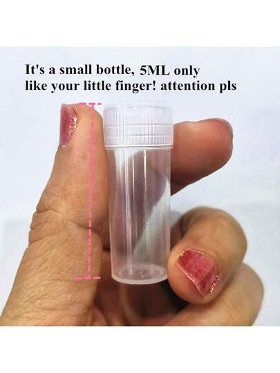 حاويات بلاستيكية صغيرة 0.17 أونصة و 0.24 أونصة - مثالية لتخزين الخرز والمجوهرات والأعمال اليدوية والأدوية ومنظم الخرز, سعة صغيرة