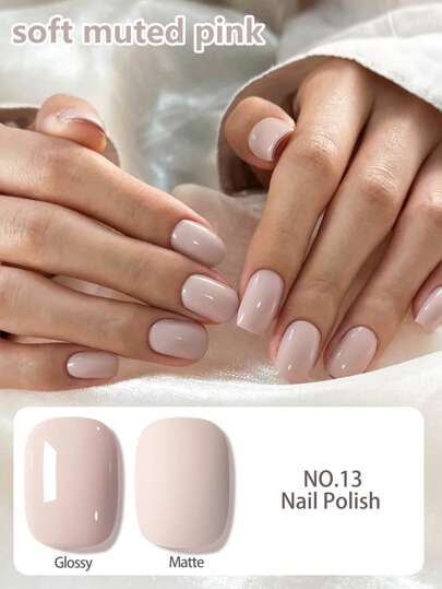 XEIJAYI 1 قطعة من لاك ظفر جل بلون وردي فاتح مقاوم على ظفر طويل فعال في استخدام الجل المضاء بالحرارة/الأشعة فوق البنفسجية كعمل فني للأظافر هدية نسائية مناسبة للربيع