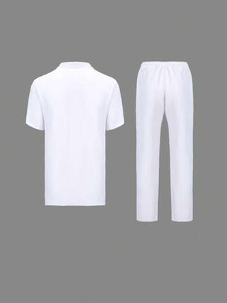 مجموعة من قطعتين لرجال: داشيكي، بنطال ذو خصر مرن، وقميص كلاسيكي بأكمام قصيرة وجيب باللون الصلب، ملابس إفريقية،مجموعة قصيرة الأكمام وبنطال طويل للرجال، للارتداء اليومي، حفلات، حفلات الزفاف، المناسبات الثقافية، والاحتفالات التقليدية.