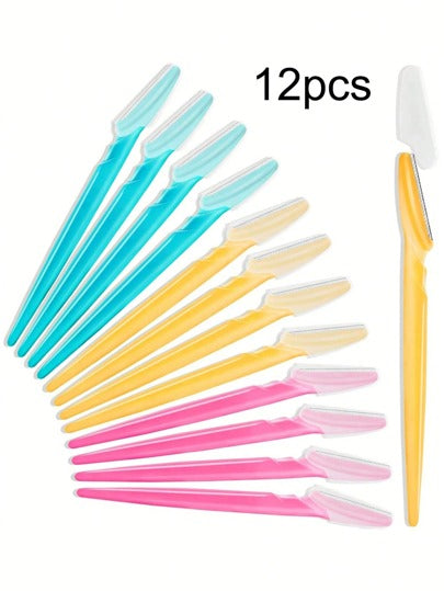 5/12 قطعة ماكينة حلاقة متعددة الوظائف للرجال والنساء لحلاقة الحواجب والجسم والوجه ومنطقة البكيني، ماكينة حلاقة للوجه