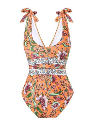 مايوه حريمي قطعة واحدة ملابس سباحة من قطعة واحدة مثيرة للنساء مع طقم الأوشحة، تعزز الصدر وتغطي البطن، أسلوب أوروبي وأمريكي للشاطئ/العطلات