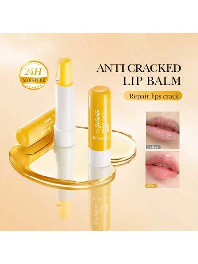 1 قطعة بلسم شفاه بروبوليس ، مرطب ، مرطب ، العناية بالشفاه المضادة للتشقق ، لمعة شفاه ، منع التقشر والتشقق ، يضيء لون بشرة الشفاه ، هدية للعناية اليومية بالشفاه للرجال والنساء