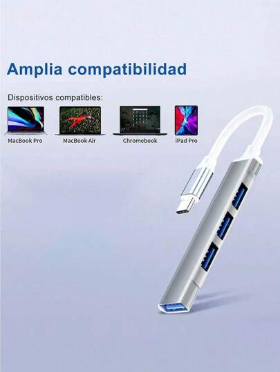 موزع USB C ب- 4 منافذ، محور USB C إلى USB ب- 1 منفذ USB 3.0/3 منافذ USB 2.0، موزع USB C للكمبيوتر المحمول، الجهاز اللوحي، Chromebook، Pixelbook، XPS، Galaxy S23، وأجهزة Type C الأخرى. محور USB C المزود بشريحة OTG مدمجة يوفر 1 منفذ USB 3.0/3 منافذ USB 2.0