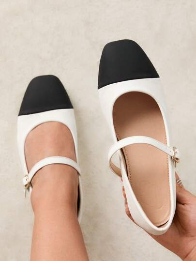 أحذية أوكسفورد حريمي CUCCOO CURVES أحذية أكسفورد كاجوال واسعة وناعمة ومريحة باللونين الأبيض والأسود ، مناسبة للمدرسة والسفر والربيع والخريف