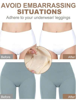 قطعة واحدة من وسادة الحماية السيليكونية من التسرب، وسادة واقية - غطاء ذاتي اللصق للمرأة | حامي أجزاء خاصة لا انزلاق | غطاء سيليكوني قابل لإعادة الاستخدام نظيف، لوازم سباحة المرأة للسروال الضيق والملابس الرياضية وبنطلون اليوجا