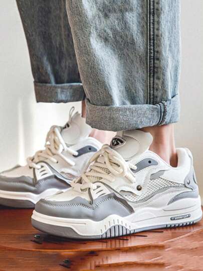 أحذية رياضية صيفية للرجال، مقاومة للانزلاق وللبلى، مسطحة، خفيفة الوزن ومريحة، كاجوال، مقاس كبير 46، طراز زوجي للأنماط الحياتية الخارجية، أحذية جري من الجلد الفاخر قابلة للتنفس وأنيقة