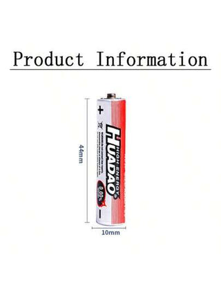 بطارية كربون زنك أحادية الاستخدام 1.5 فولت AAA لماوس وآلات حاسبة وألعاب كهربائية وأجهزة التحكم عن بعد، عالية في الطاقة والجودة