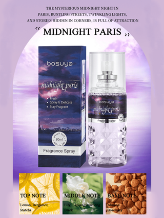 رذاذ معطر للأقمشة والغرف، برائحة الزهور والفواكه 80 مل، عطر طويل الأمد، معطر هواء، مناسب للاستخدام اليومي، تصميم محمول للغرفة المعيشة والنوم والمكتب والحمام والفندق وهدايا أعياد الميلاد