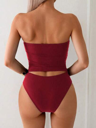 طقم تانكيني حريمي Swim Lushoire شريط أنيق ومتعدد الاستخدامات مناسب للياقة البدنية، موضة الصيف