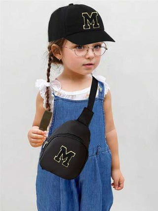 قبعة بيسبول مع حقيبة صغيرة للأطفال 2 قطعة، قبعة دلو للأولاد والبنات لمقاومة الأشعة فوق البنفسجية مع حزام، قبعة للرحلات والتخييم