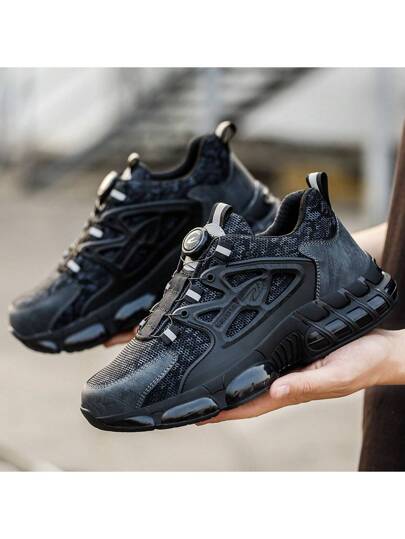 CEATSAFETV بوت أمان للعمل للرجال من CEATSAFETV ، بوت عمل مقاومة للثقوب ومضادة للانزلاق بطرف فولاذي، بوت رياضية صناعية مريحة للخارج ، للربيع والصيف