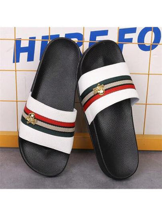 صنادل للرجال قياسات كبيرة مريحة للارتداء في المنزل ، صنادل بلاتفورم سميكة من EVA للخارج والشاطىء في الصيف