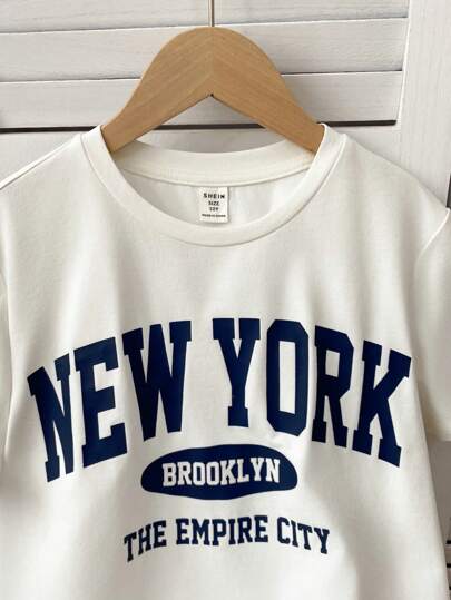 بيجاما طقم بيجامة صيفي كاجوال فضفاض مكون من قطعتين لكبار الشباب، قصيرالأكمام رقبة دائرية وشورت مع جيوب مربعة الرقعة