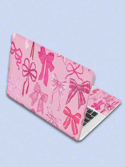 مجموعة من أغطية أجهزة الكمبيوتر المحمولة بطول 15 بوصة مزينة بنمط فيونكة جميل للأجهزة المحمولة والماك بوك