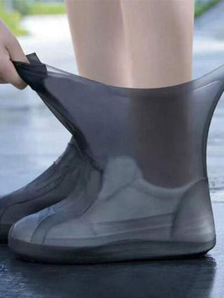 زوج من أغطية الأحذية المضادة للتسرب المصنوعة من السيليكون، واقيات مطاطية إعادة الاستخدام للأحذية المطرية، مضادة للانزلاق وللأتربة، أغطية قدم متينة للرجال والنساء، مناسبة للمدرسة والمكتب والمنزل والسفر والأنشطة الخارجية والبستنة